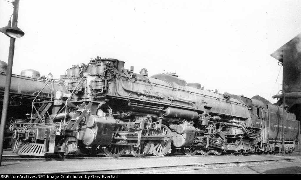 BO 2-6-6-4 #7702 - Baltimore & Ohio